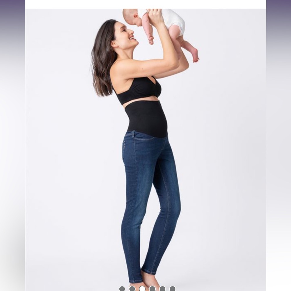 ☑️Seraphine Post Maternity Shaping Jeans Sz 4